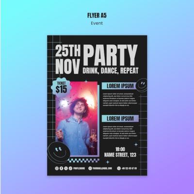Hand Drawn Music Event Template – Free Download