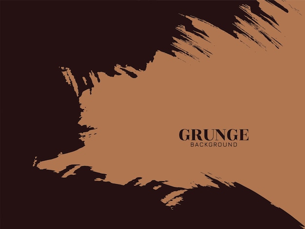 Brown Color Grunge Texture Decorative Background Design Vector – Free Download