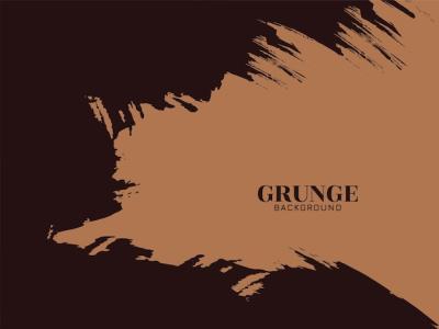 Brown Color Grunge Texture Decorative Background Design Vector – Free Download