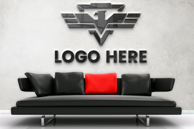 3D Logo Mockup PSD for your Creative Projects – Free Download