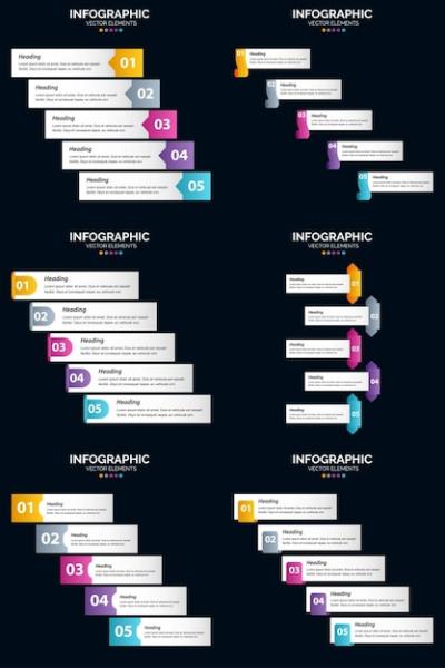 Stunning Vector Infographics for Your Presentation – Free to Download