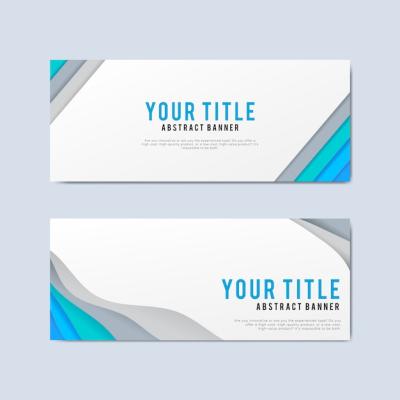 Colorful and Abstract Banner Design Templates – Free Download