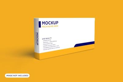 Rectangle Packaging Box Mockup – Free Download