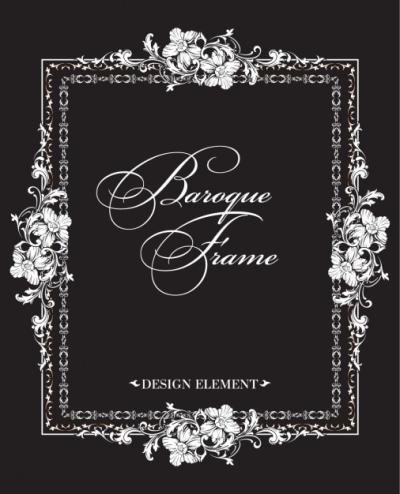 Baroque Style Floral Frame – Free Download