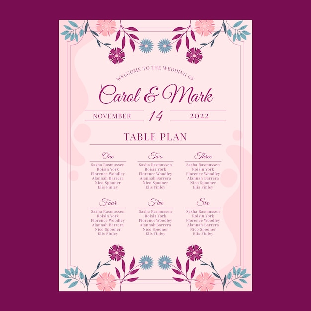 Hand Drawn Seating Plan Design – Free Stock Photo Download