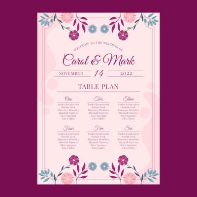 Hand Drawn Seating Plan Design – Free Stock Photo Download