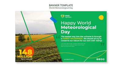 World Meteorological Day Banner – Free Download