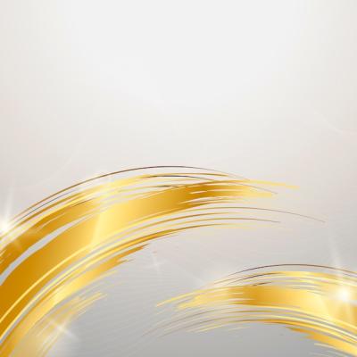 Golden Wave Abstract Background Vector – Free Download