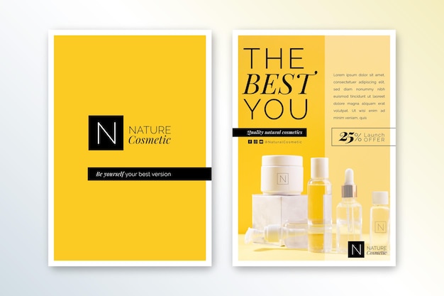 Cosmetics Store Flyer Template – Free Download