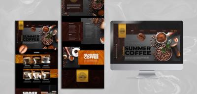 Coffee Shop Web Template – Free Download, Download Free Stock Photo