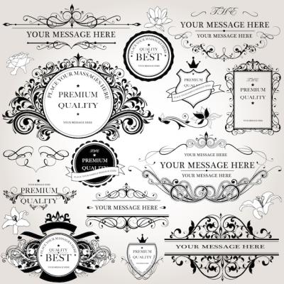 Ornamental Logo Collection for Creative Projects – Free Download