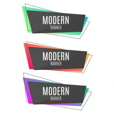 Colorful Abstract Banners – Free Download