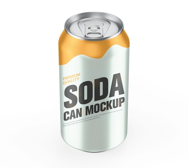 Soda Can Mockup for Product Branding – Free Download