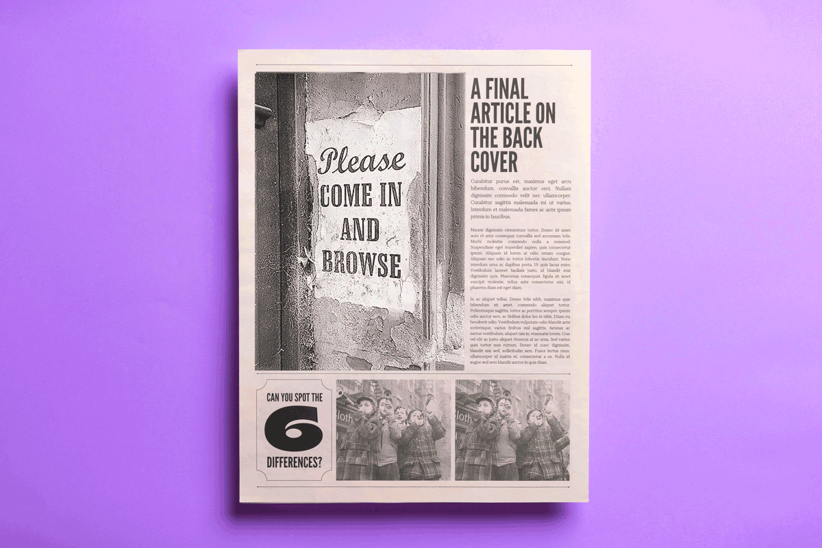 Free templates to make your own newspaper in Canva Newspaper Club