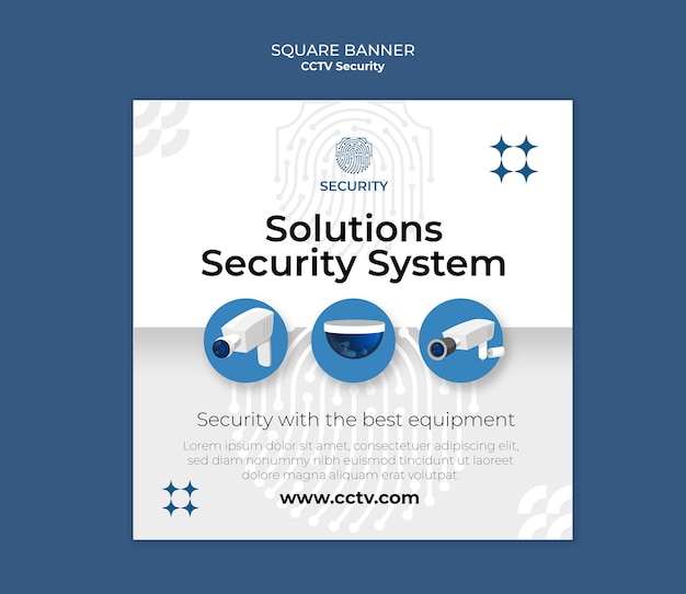 CCTV Security Template Design for Your Project – Free Download