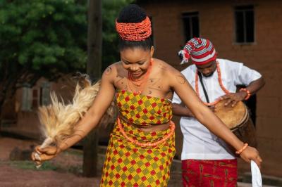 Nigerian Woman Dancing – Free Stock Photo for Download