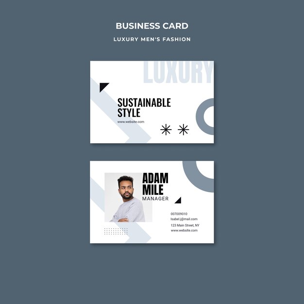 Luxury Men’s Fashion Template Design – Free Download