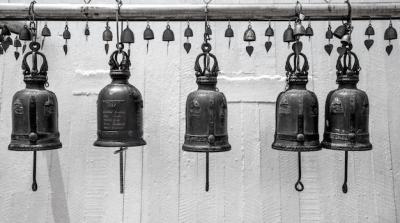 Metal Bell at a Buddhist Temple â Free Download