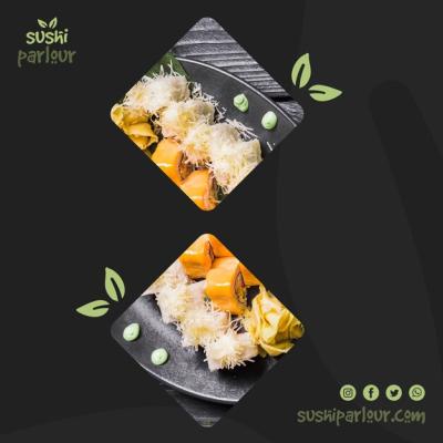 Square Post Template for Japanese Restaurant – Free Download
