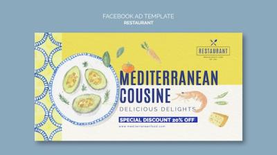 Flat Design Restaurant Template – Free Download