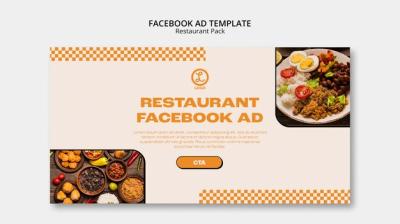 Delicious Food Restaurant Facebook Template – Free Download