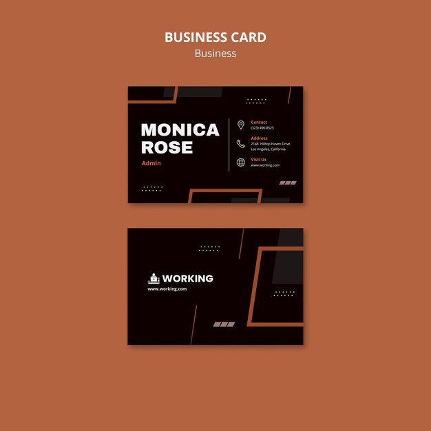 Modern Business Card Template – Free Download