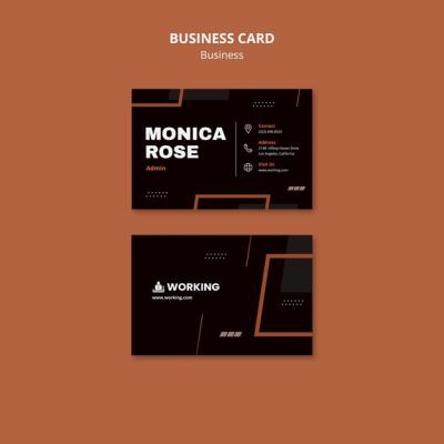 Modern Business Card Template – Free Download