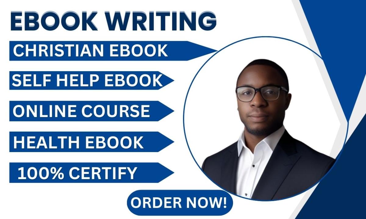 I Will Write Self-Help, Non-Fiction, Christian, and Medical Ebooks