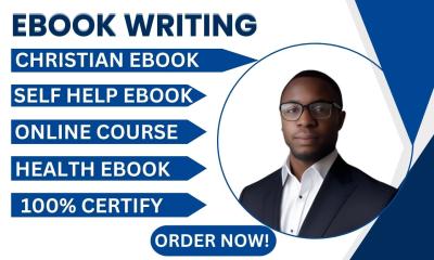 I Will Write Self-Help, Non-Fiction, Christian, and Medical Ebooks