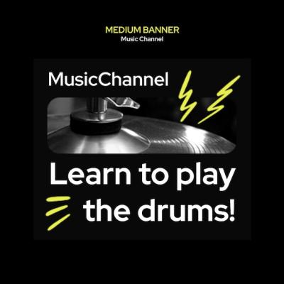 Music Channel Banner Template – Download Free Stock Photo