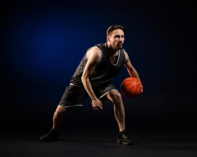 Athletic Man Holding a Basketball – Free Download, Free Stock Photo