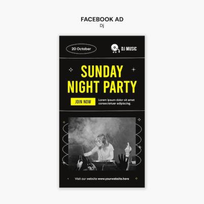 DJ Template Design for Your Next Event – Free Download