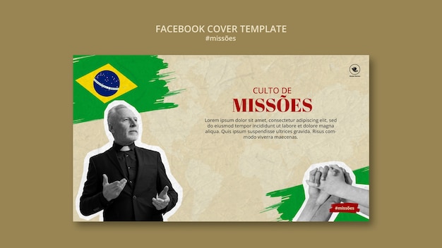 Mission Service Facebook Cover Template – Download Free Stock Photo