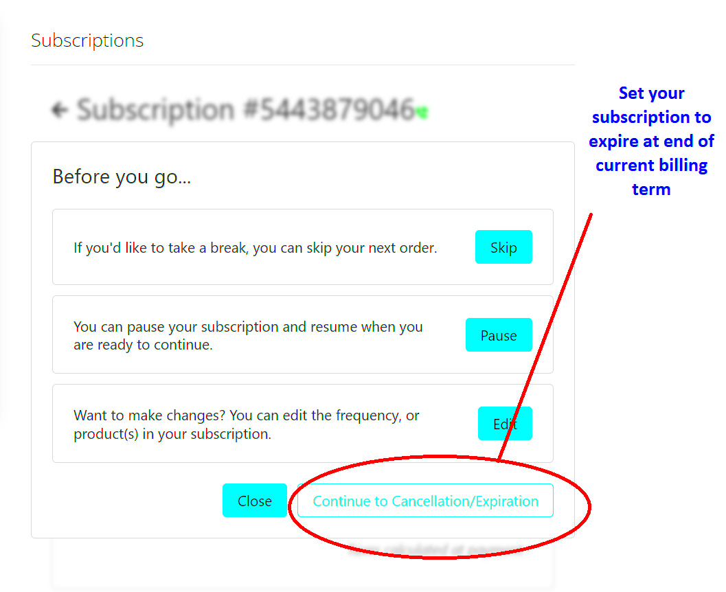 How to Cancel Your Subscription