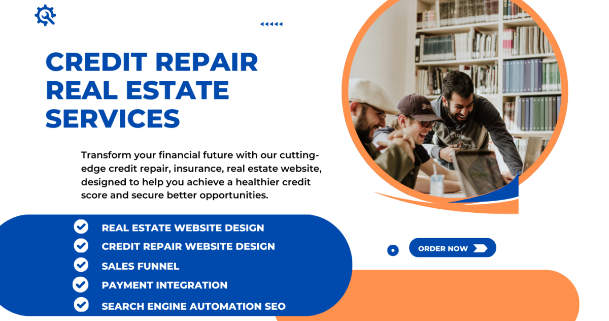 I Will Build Credit Repair, Finance, Insurance, Investment, Real Estate Website