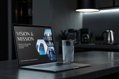Laptop Screen Mockup PSD – Free Download