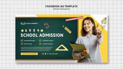 School Admission Template Design – Free Download