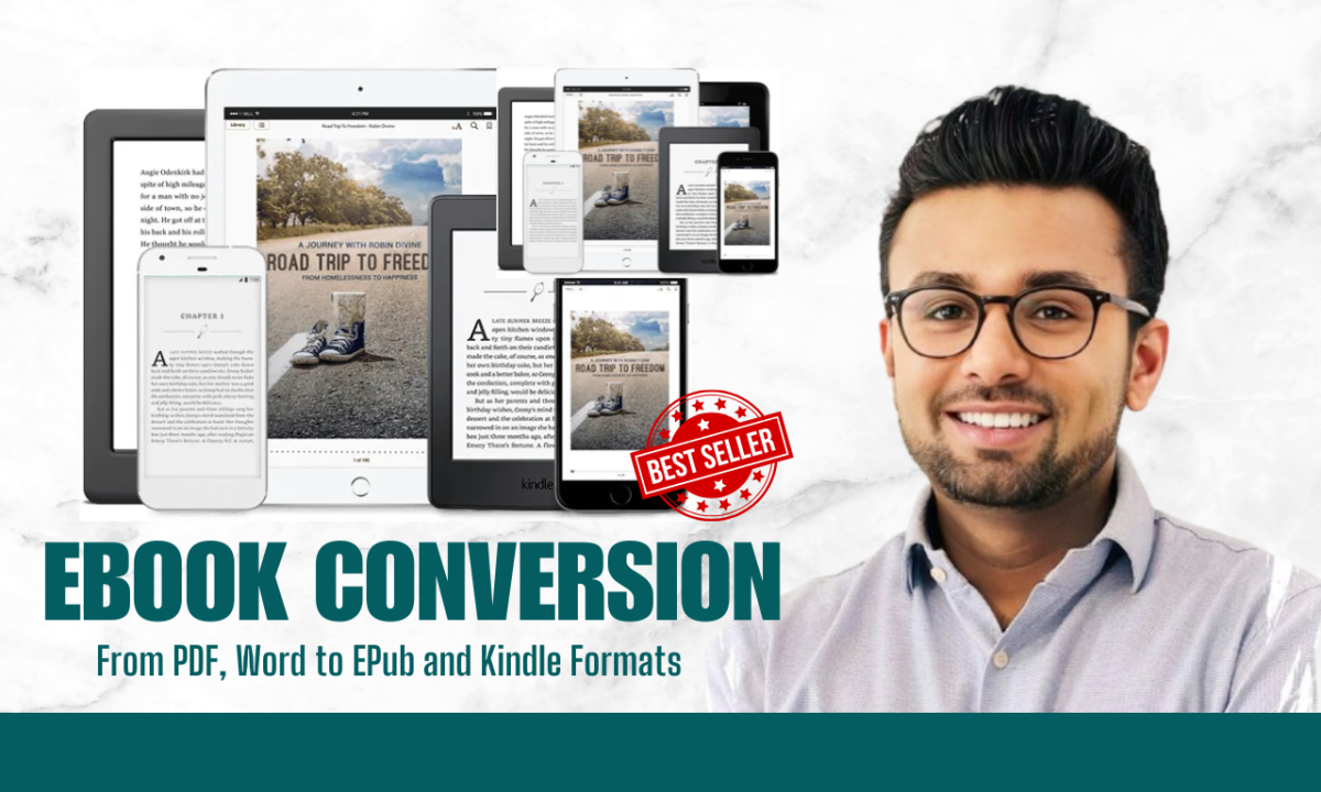 I Will Convert Your Manuscript Into Any eBook Format Quickly
