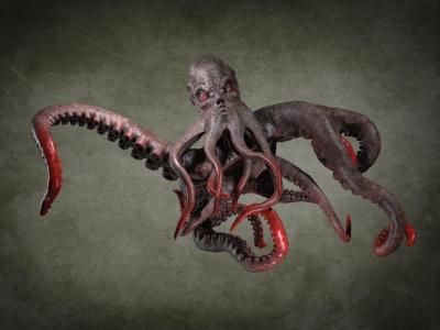 Predatory Ocean Octopus 3D Illustrations – Free Stock Photo for Download