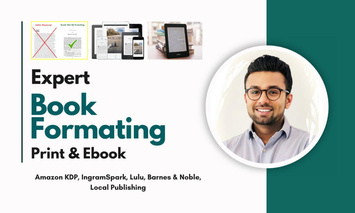 I Will Format Your Book for Amazon, Kindle, and Other Platforms