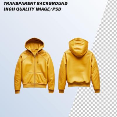 Hoodie Mockup on Transparent Background – Free Download