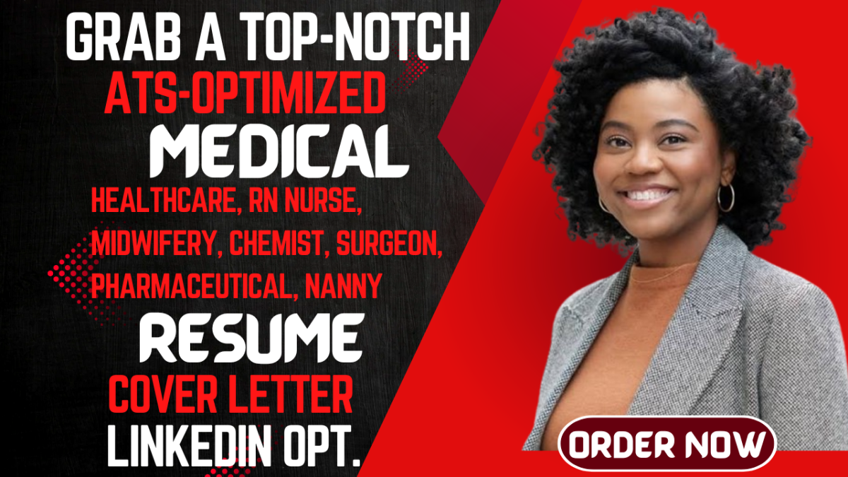 I Will Craft a Professional Medical Resume for Health Directors, ICU Nurses, IPN Specialists, and Midwives