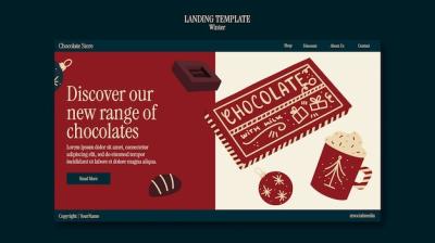 Winter Season Landing Page Template – Download Free Stock Photo