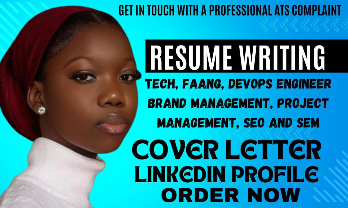 I Will Craft an Exceptional Resume for FAANG, Tech, Brand Management, DevOps Engineer, and Automation Roles