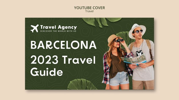Realistic Travel Concept YouTube Cover – Free Download