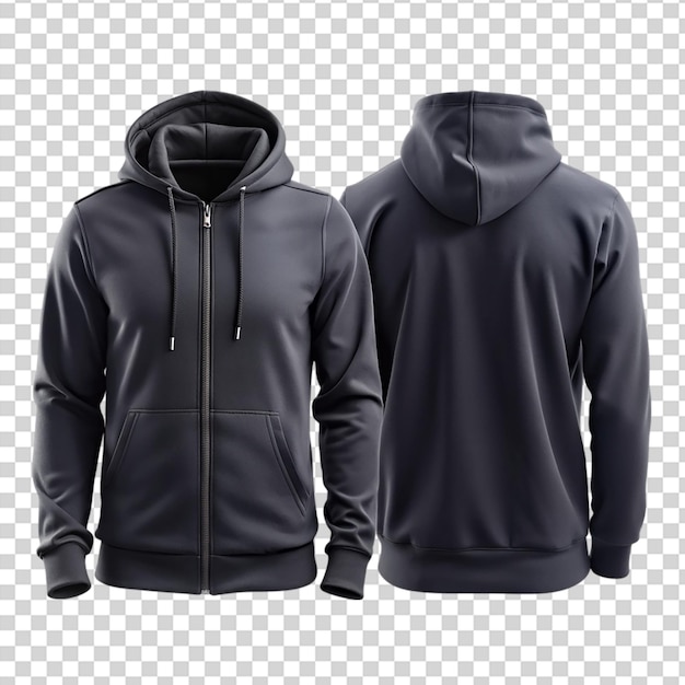 A Black Zippered Hoodie on Transparent Background – Free Stock Photo, Download for Free