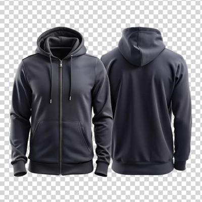 A Black Zippered Hoodie on Transparent Background – Free Stock Photo, Download for Free