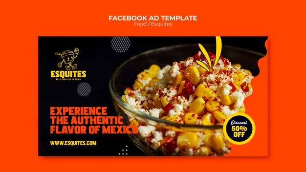 Delicious Food Facebook Template – Free Download