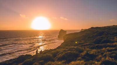 Scenic Sunset Over the Sea – Free Stock Photo for Download