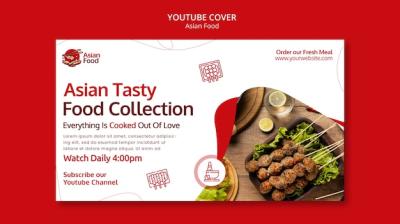 Asian Food Template Design – Free Download, Download Free Stock Photo